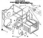 Whirlpool RF385PXYW4 oven diagram