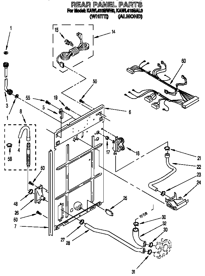 Rear panel