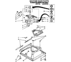 KitchenAid KAWL410BAL0 machine base diagram