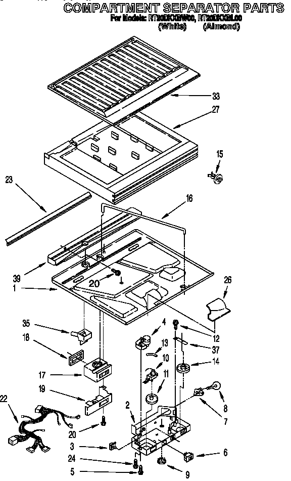 Compartment separator