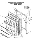 Refrigerator door
