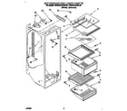 Roper RS20AKXBW00 refrigerator liner diagram