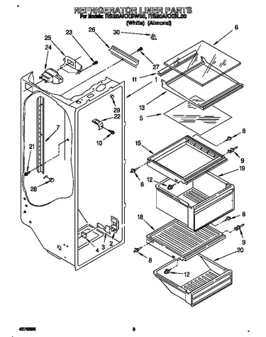 Refrigerator liner