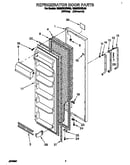 Refrigerator door