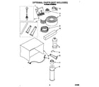 Whirlpool ACU082XA0 optional parts (not included) diagram