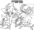 Estate TGDS680BW0 bulkhead diagram