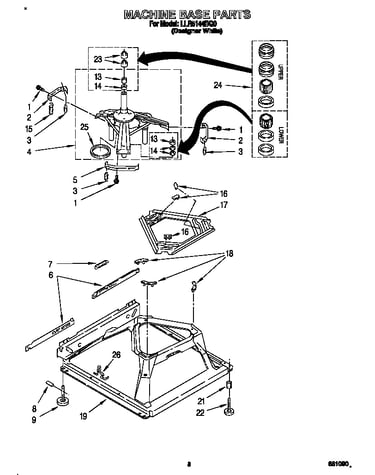 Machine base