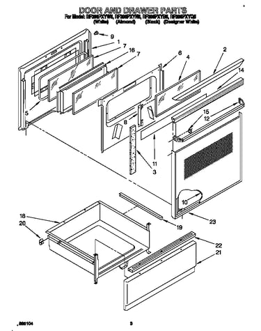 Door and drawer