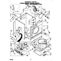 Whirlpool LGV6634BQ0 cabinet diagram
