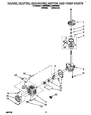 Brake, clutch, gearcase, motor and pump