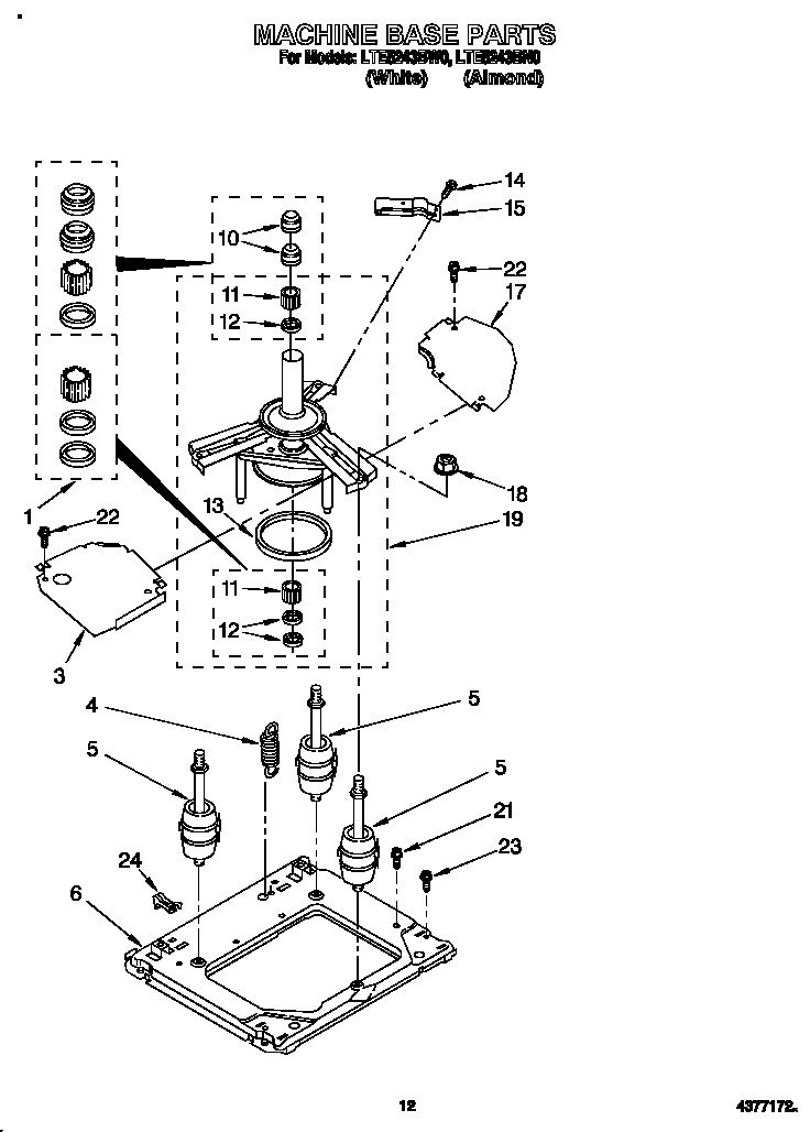 Machine base