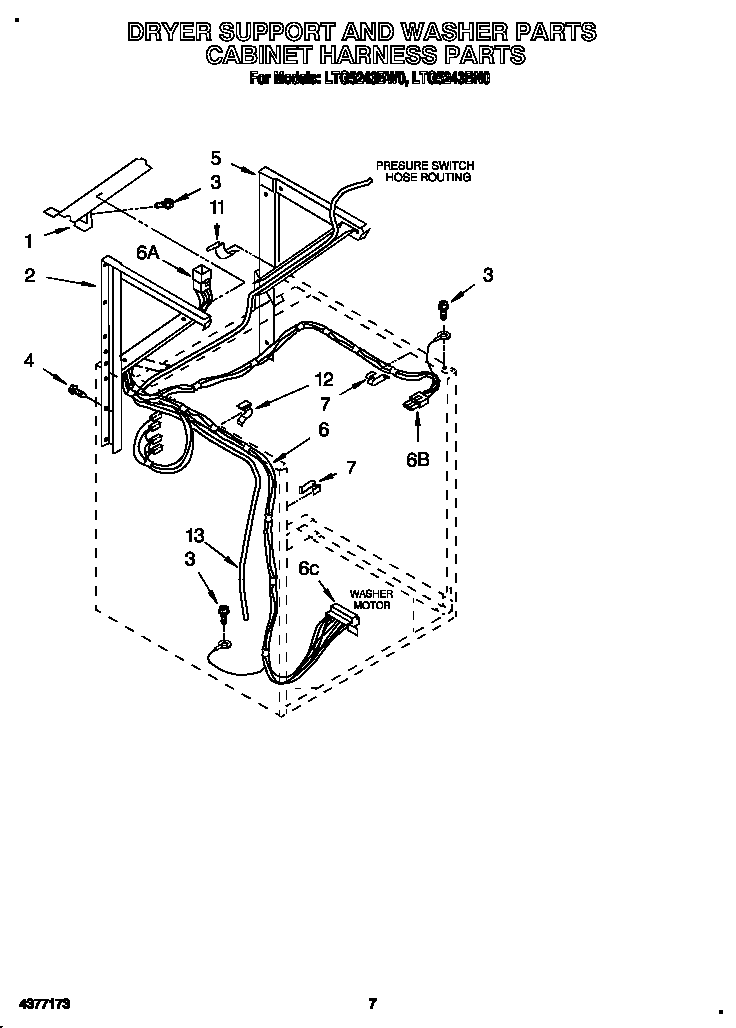 DRYER SUPPORT AND WASHER