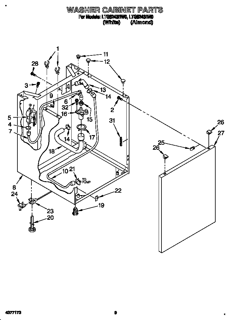 WASHER CABINET