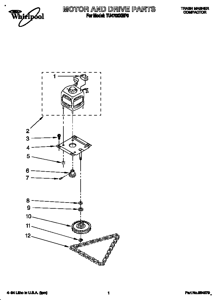 Motor and drive