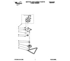 Whirlpool TC8750XBP0 motor and drive diagram