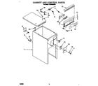 Whirlpool TC8750XBP0 cabinet and control diagram