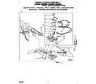 Whirlpool LGR6634BW0 694670 burner assembly diagram