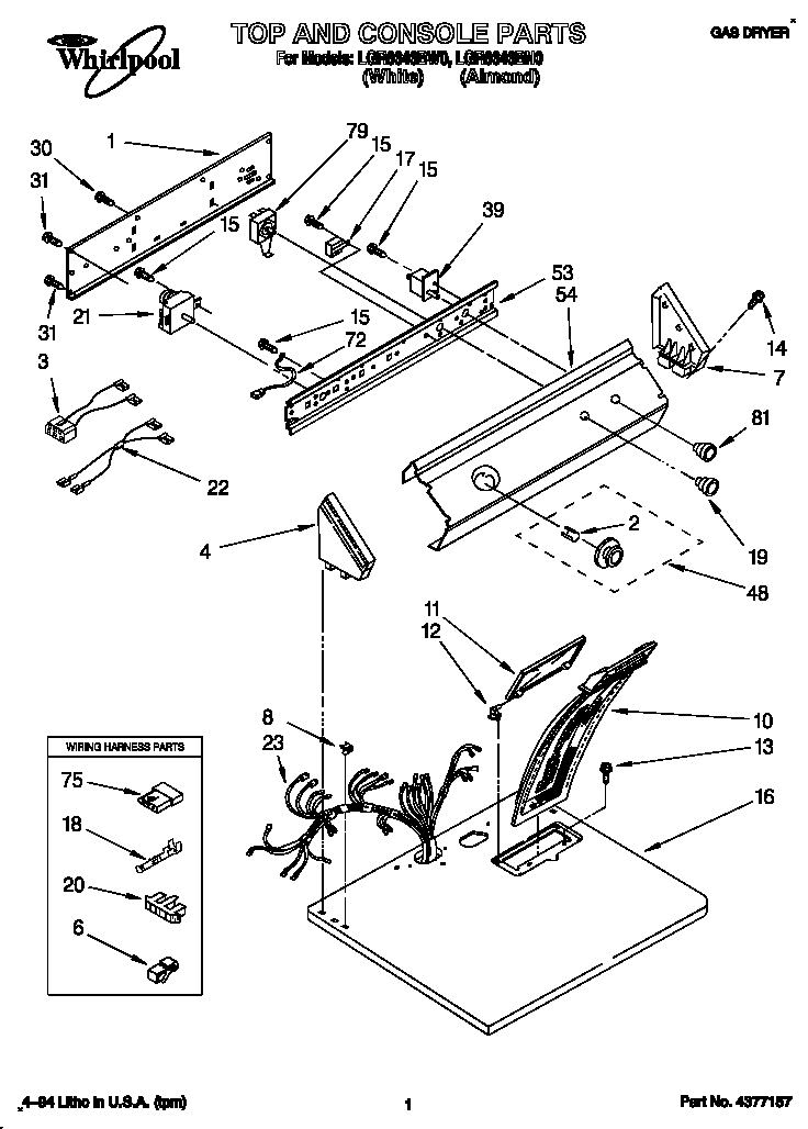 Top and console