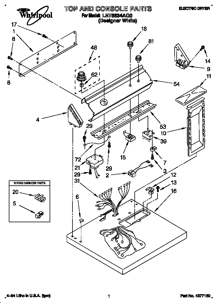 Parts diagram