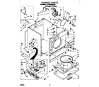 Whirlpool LGT6634AQ0 cabinet diagram