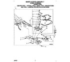 Whirlpool LGT6634AQ0 694670 burner assembly diagram