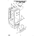 Estate TS25AQXBW00 refrigerator liner diagram