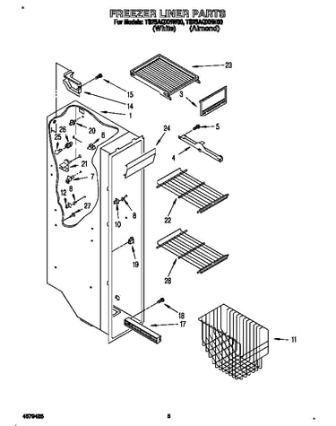 Freezer liner