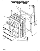 Refrigerator door