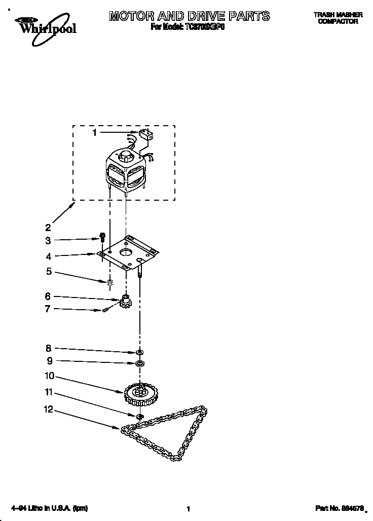Motor and drive