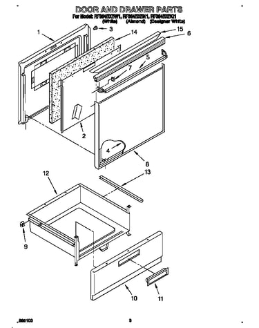 Door and drawer