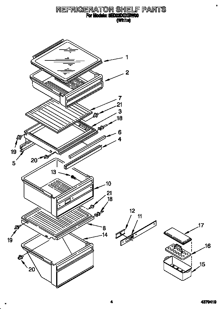 Refrigerator shelf