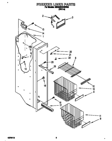 Freezer liner