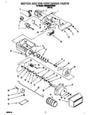 Motor and ice container
