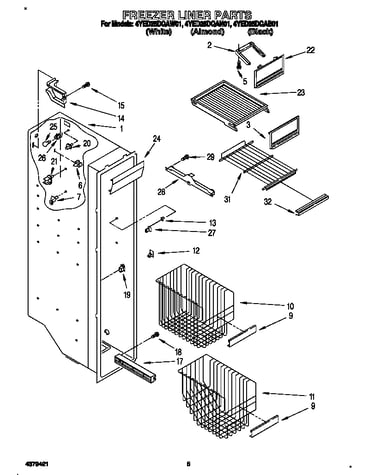Freezer liner