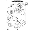 Whirlpool 4YED25DQAB01 icemaker diagram