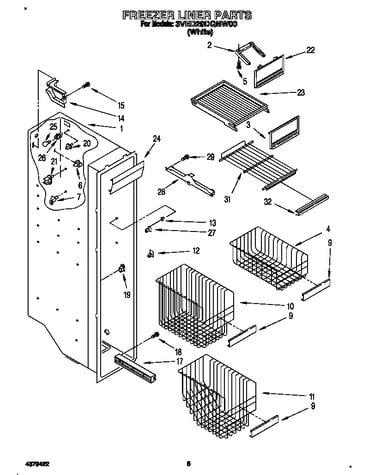 Freezer liner