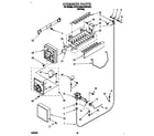 Whirlpool 3VED29DQBW00 icemaker diagram