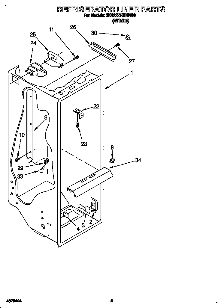 Refrigerator liner