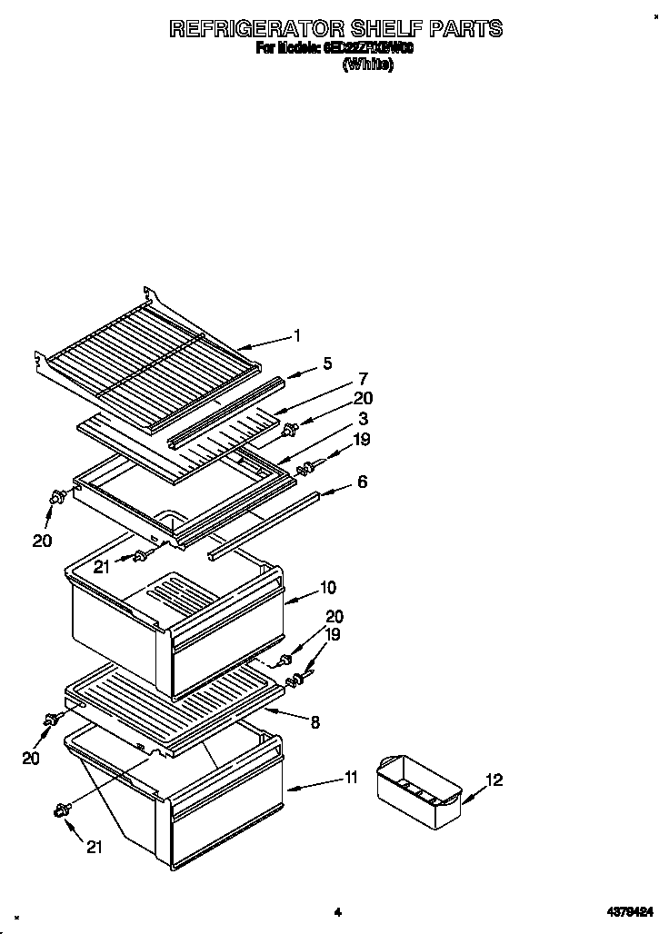 Refrigerator shelf