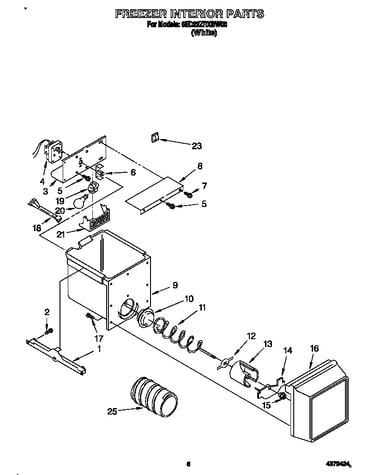 Freezer interior
