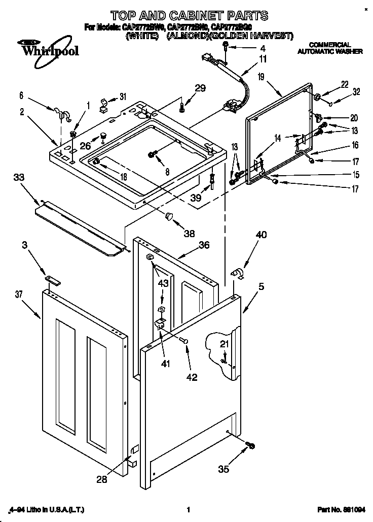 TOP AND CABINET