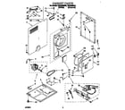 Roper RGC3622BL0 cabinet diagram