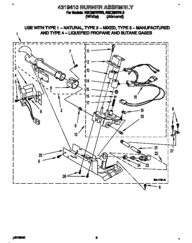 4319410 burner assembly