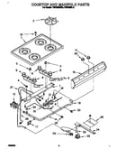 Cooktop and manifold