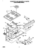 Cooktop and manifold