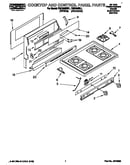 Cooktop and control panel