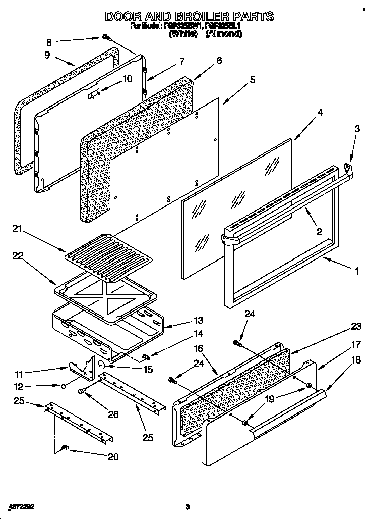 Door and broiler