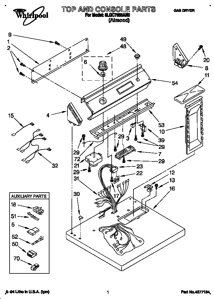 Top and console