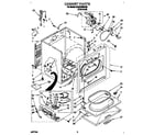 Whirlpool 8LGC7858AN0 cabinet diagram