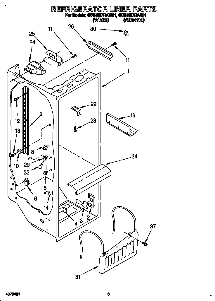 Refrigerator liner